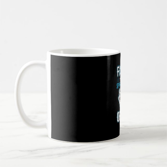 Angeln ist eine Lebensweise Kaffeetasse (Links)