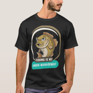 Angeln ist mein Ärger-Management T-Shirt