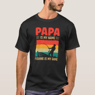 Angeln ist mein Spiel Papa Männer Vatertag T-Shirt