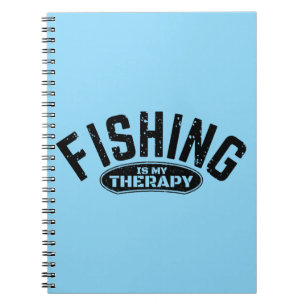 Angeln ist meine Therapie Angler lustige Geschenki Notizblock