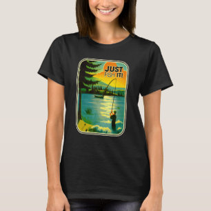Angeln ist was ich tue Fisch Outdoor Vintage Angel T-Shirt