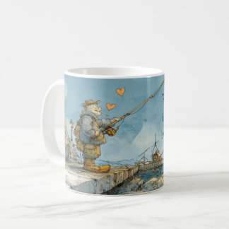 Angeln ist wie Dating – Lustiger Angelbecher Kaffeetasse