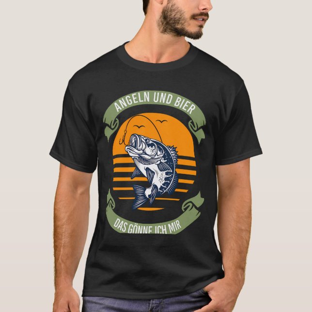 Angeln Jagd Fischer T-Shirt (Vorderseite)