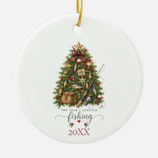 Angeln Keramik Ornament