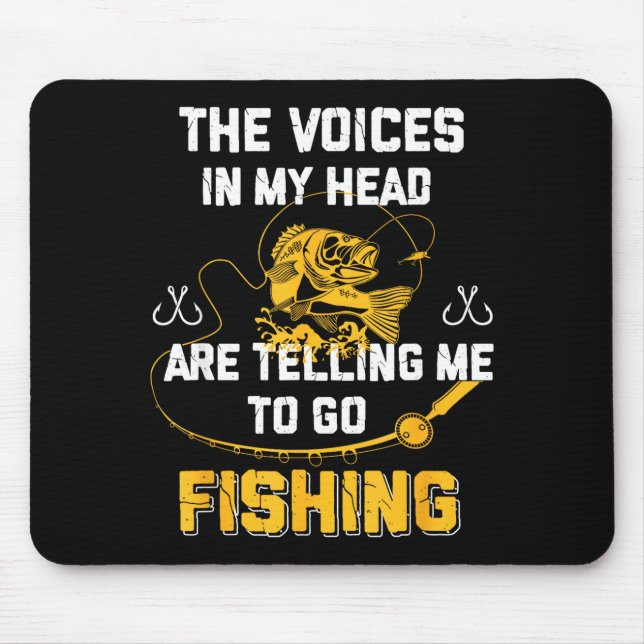 Angeln Lustiger Angler  Mousepad (Vorne)