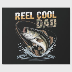 Angeln Lustiger Vatertag Angler Fischliebhaber Geschenkpapier