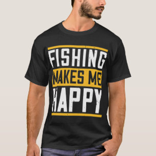 Angeln macht mich glücklich T-Shirt