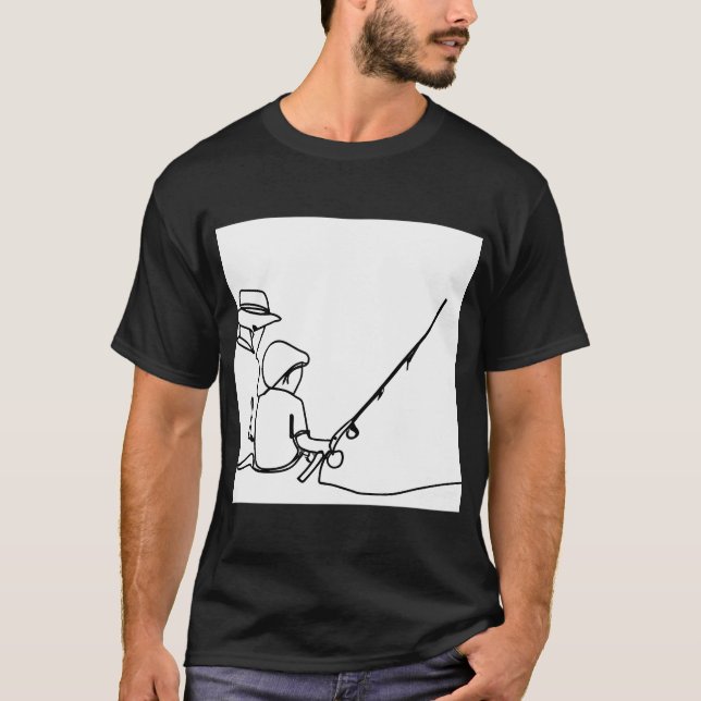 Angeln mit Großvater T-Shirt (Vorderseite)