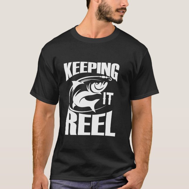 Angeln mit kühlem Kopf T-Shirt (Vorderseite)