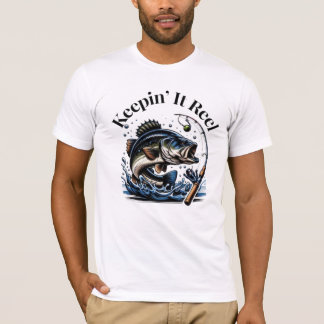 Angeln mit Reel T-Shirt