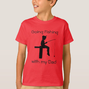 Angeln mit Vater Boys Shirt