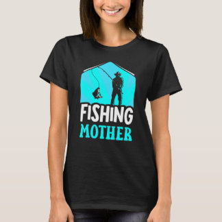 Angeln Mutter Fischer Fisch Fischer Sprichwörter M T-Shirt