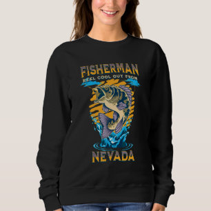 Angeln Nevada  Super Cooler Typ Von  Outdoor Fish  Sweatshirt