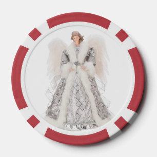 Angeln Poker Chips, roter Streifen Pokerchips