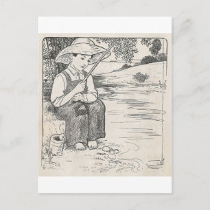 Angeln Postkarte