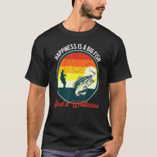 Angeln Pun Ein Glück Ist Ein Großer Fisch Und Eine T-Shirt