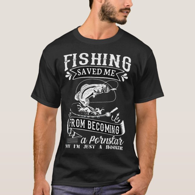 Angeln rettete mich T-Shirt (Vorderseite)