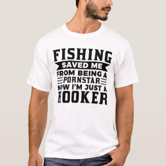 Angeln Rettete mir Funny Fishing Lover Geschenk T-Shirt