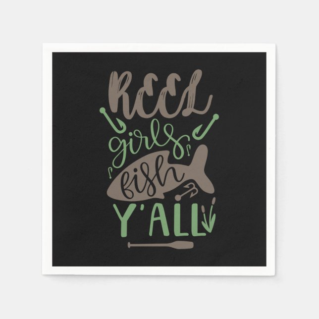 Angeln Serviette (Vorderseite)