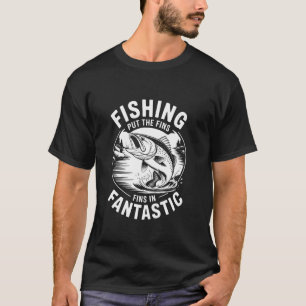 Angeln setzt die Flossen Flossen in Fantastisch T-Shirt