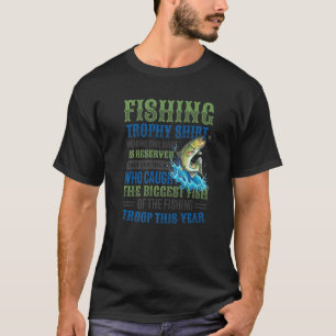 Angeln Trophy Fishing Turnier Angelverein T-Shirt