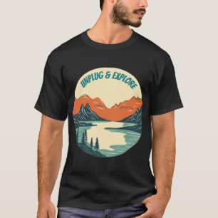 Angeln US-amerikanische Flagge Barsch Fisch Angler T-Shirt