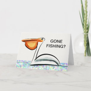 Angeln - Viel Glück bei Ihrer Pensionierung Karte