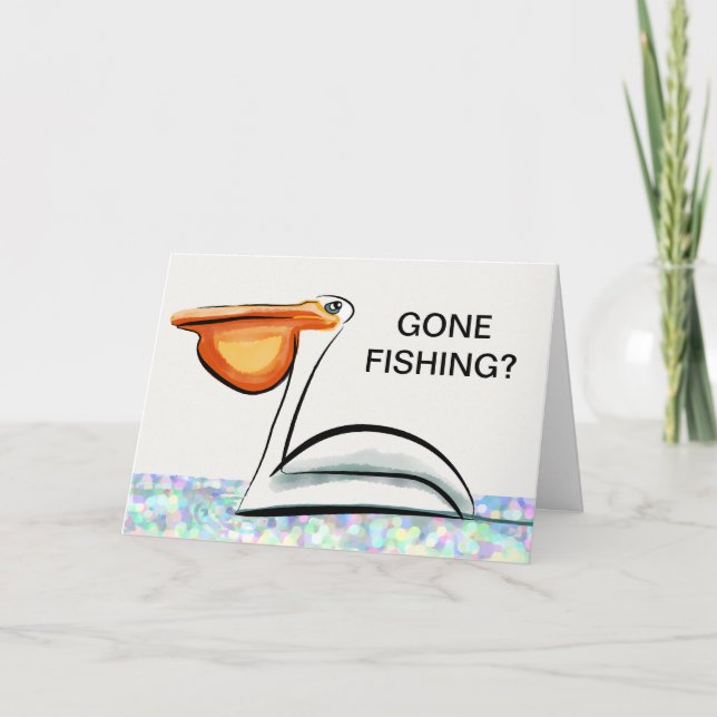 Angeln - Viel Glück bei Ihrer Pensionierung Karte (Vorderseite)