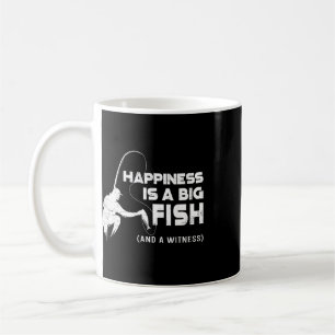 Angeln Vintage Glück Ist Ein Großer Fisch Und Ein  Kaffeetasse