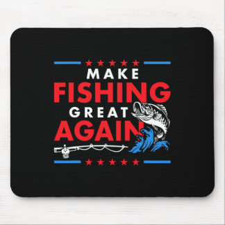 Angeln wieder großartig machen lustiger Fischer An Mousepad