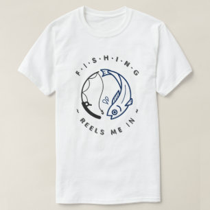 Angeln zieht mich in seinen Bann Lustiges Angeln T-Shirt