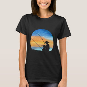 Angeln zusammen Vater und Sohn T-Shirt