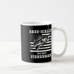 Angelnder Fischer B-isch Der Beste Fischer Fisch Kaffeetasse