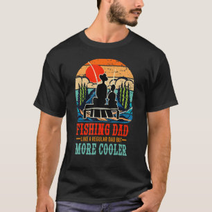 Angelnder Vater wie ein normaler Vater Vatertag Ou T-Shirt