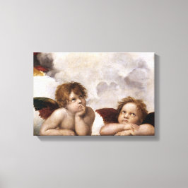 Angelo by Raphael from Sistine Madonna Leinwanddruck