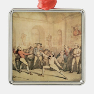 Angelo fechtender Raum, Kneipe. 1787 Ornament Aus Metall