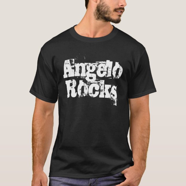 Angelo schaukelt den T - Shirt der Männer (Vorderseite)