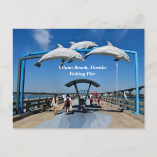 Angelpferd Vilano Beach Florida Feiertagspostkarte