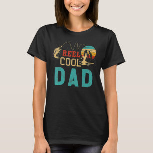 Angelreel Cooler Vater Fatheru2019s Tag Fischer T-Shirt