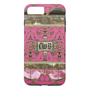 AngelRhyse VII Plus Lark Elegantes Damask Monogram Case-Mate iPhone Hülle