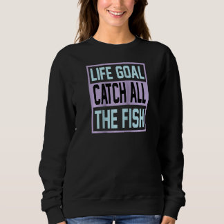 Angelroten Funny Fishing Redewendungen Funny Fishi Sweatshirt