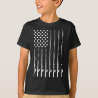 Angelrute Amerikanische Flagge Patriotischer Outdo