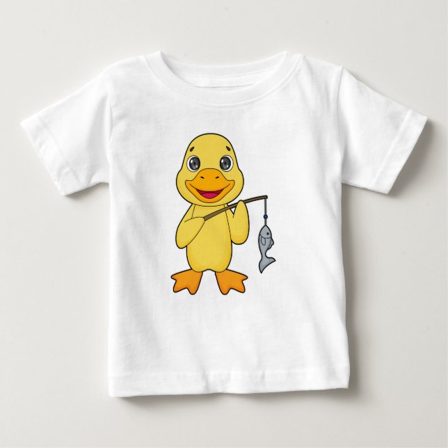 Angelrute Baby T-shirt (Vorderseite)