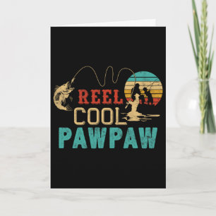 Angelrute Cool Pawpaw Vatertagsgeschenk Fischer Karte