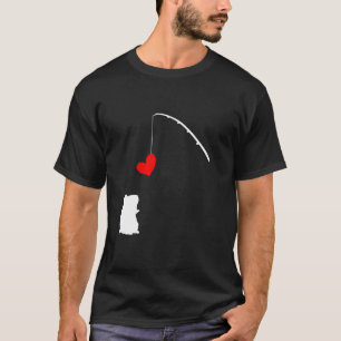 Angelrute mit Herz-Hamster-Anima T-Shirt