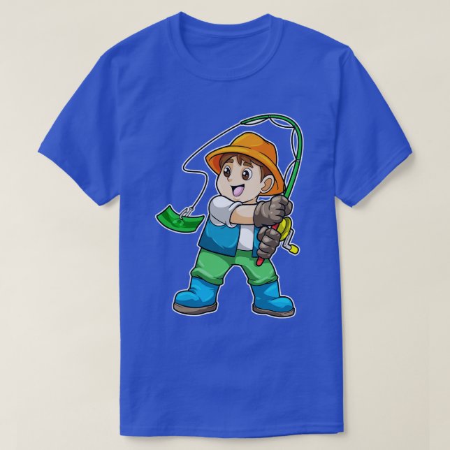 Angelrute T-Shirt (Design vorne)