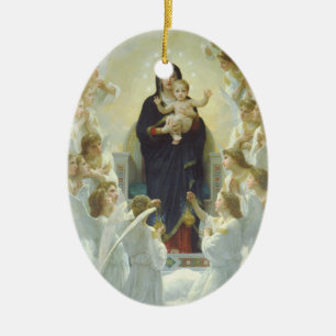 Angels Adore Mary und Jesus Ornament