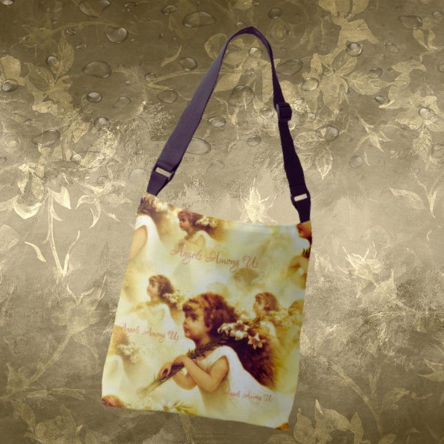 Angels Amoung Us Crossbody Bag Tragetaschen Mit Langen Trägern (Von Creator hochgeladen)