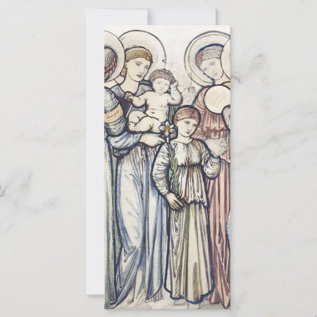 Angels and Children von Sir Edward Burne-Jones (Vorderseite)