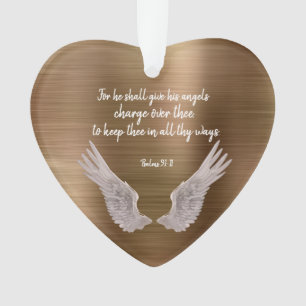 Angels Bible Verse Ornament